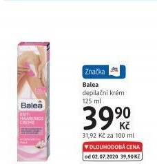 Depilační krém Balea