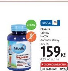 Doplněk stravy Hořčík Mivolis Das gesunde Plus