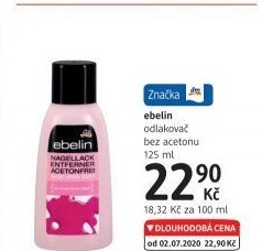 Odlakovač na nehty Ebelin