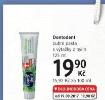 Pasta na zuby Dontodent