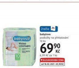 Přebalovací podložky Babylove