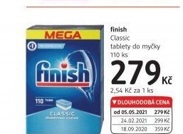 Tablety do myčky Classic Finish