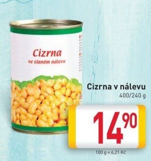 Cizrna - konzerva