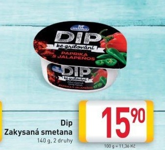 Ochucený jogurt řecký Dip Milko
