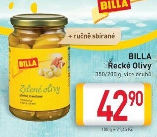 Olivy řecké Billa