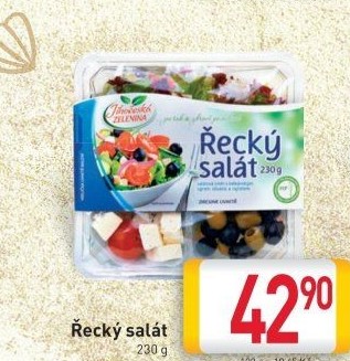 Řecký salát Jihočeská zelenina