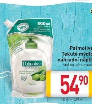 Tekuté mýdlo Palmolive - náhradní náplň