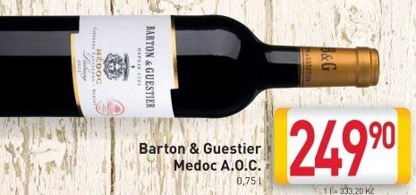 Víno Médoc AOC B&amp