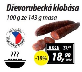 Dřevorubecká klobása