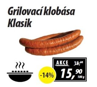 Grilovací klobása