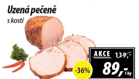 Uzená pečeně s kostí
