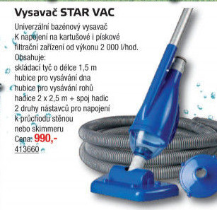 Bazénový vysavač Star Vac Marimex
