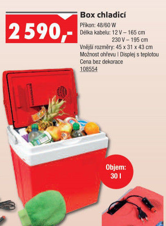 Chladicí box elektrický