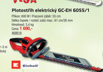 Elektrické nůžky na živý plot Einhell GC-EH 6055