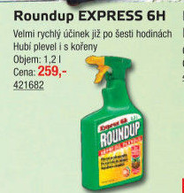 Herbicid sprej Roundup Expres