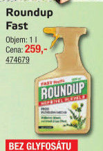 Herbicid sprej Roundup Fast