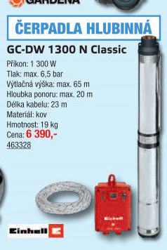 Hlubinné čerpadlo GC-DW 1300 N Einhell