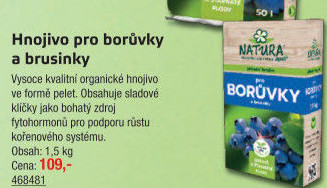 Hnojivo na borůvky a brusinky Natura Agro