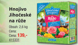 Hnojivo na růže a trvalky Jihočeské hnojivo