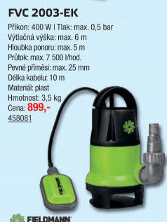 Kalové čerpadlo FVC 2003-EK Fieldmann
