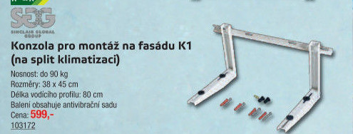 Konzole na stěnu Sinclair
