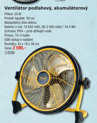 Podlahový ventilátor
