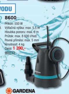 Ponorné čerpadlo Gardena 8600