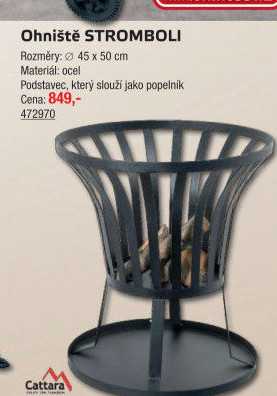 Přenosné ohniště Cattara