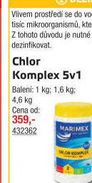 Přípravek do bazénu Chlor komplex Aquamar