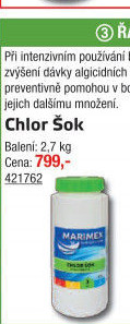Přípravek do bazénu Chlor Šok Marimex
