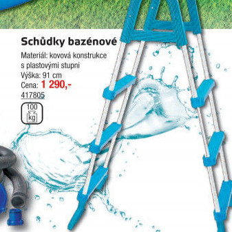 Schůdky k bazénu Tampa Marimex
