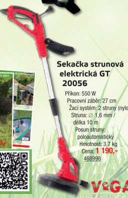 Strunová sekačka elektrická VeGA GT20055