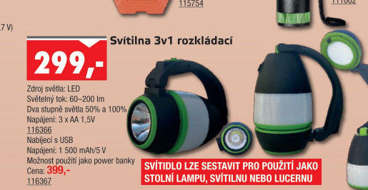 Svítilna Greenlux