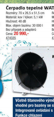 Tepelné čerpadlo Waterpower 5000 Steinbach