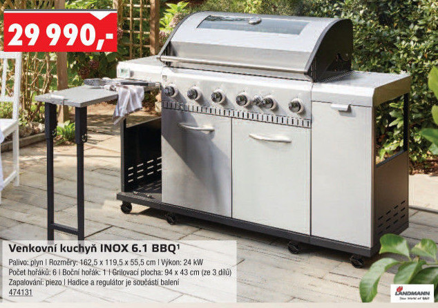Venkovní kuchyň Landmann INOX 6.1 BBQ