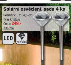Venkovní LED solární světlo Somogyi
