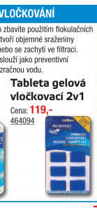 Vločkovací gelová tableta 2v1 Marimex