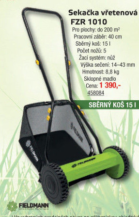 Vřetenová sekačka Fieldmann FZR 1010