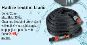 Zahradní textilní hadice Gardena