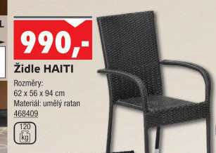 Zahradní židle Haiti