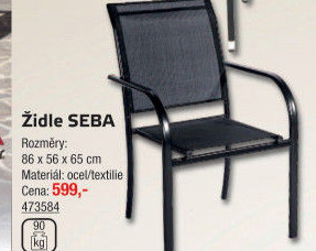 Zahradní židle Seba