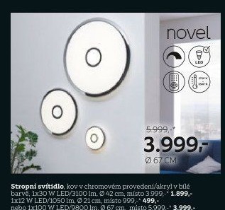 STROPNÍ LED SVÍTIDLO