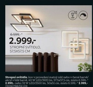 STROPNÍ LED SVÍTIDLO