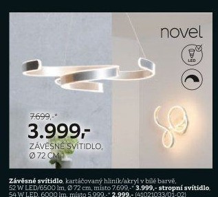 ZÁVĚSNÉ LED SVÍTIDLO