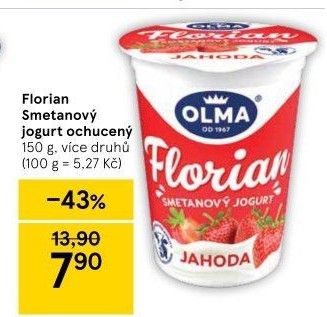 Jogurt smetanový Florian Olma