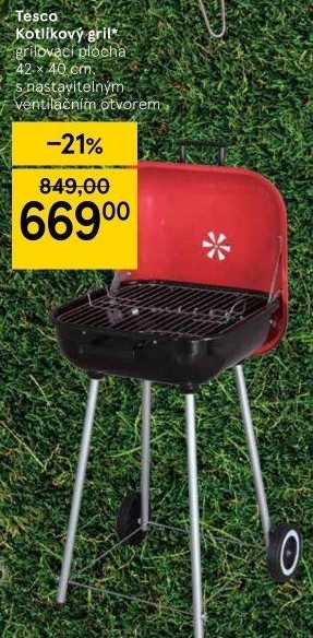 Kotlíkový gril Tesco