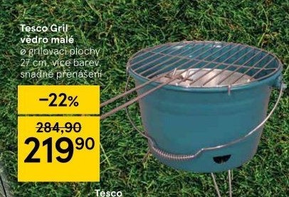 Přenosný gril Tesco