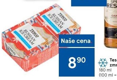 Ruská zmrzlina Tesco