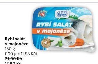 Salát rybí v majonéze Rybex