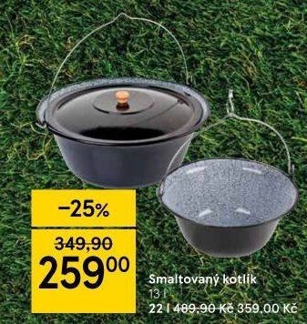 Smaltovaný kotlík